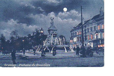 Bruxelles : Place De Brouckère - Bruselas La Noche