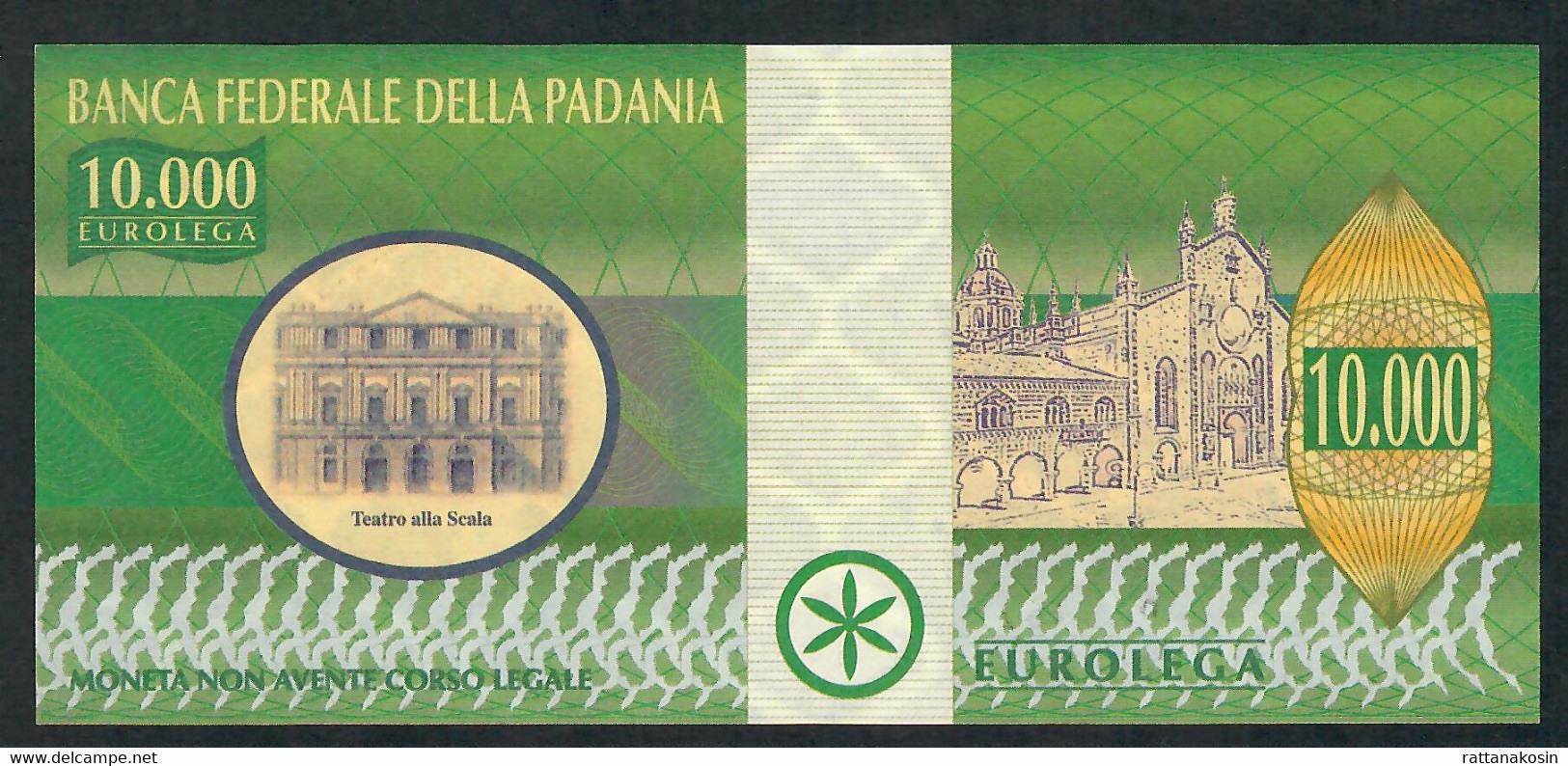 ITAY ITALIE NLP 10.000,50.000,100.000,500.000  LIRE  1996 SPECIALE SET PADANA UNC. - Altri & Non Classificati