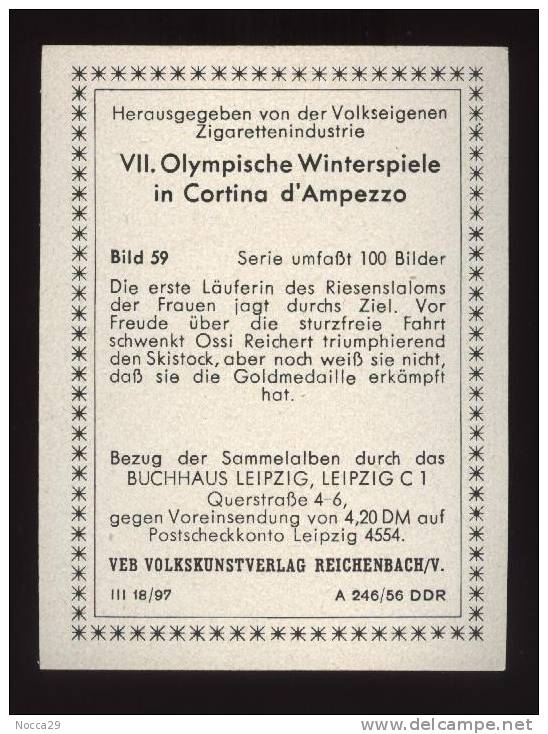 OLYMPISCHE WINTERSPIELE IN CORTINA D´AMPEZZO 1956. (59) SPIELFIGUREN - Andere & Zonder Classificatie