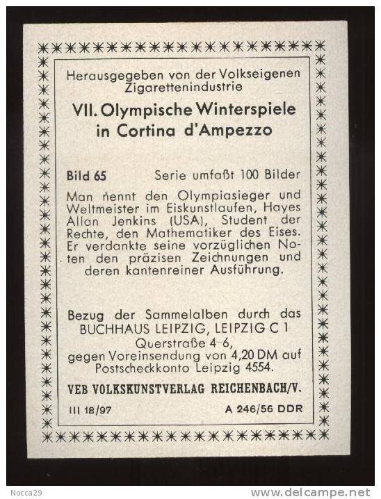 OLYMPISCHE WINTERSPIELE IN CORTINA D´AMPEZZO 1956. (65) SPIELFIGUREN - Other & Unclassified