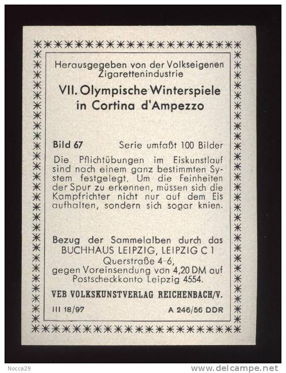 OLYMPISCHE WINTERSPIELE IN CORTINA D´AMPEZZO 1956. (67) SPIELFIGUREN - Other & Unclassified