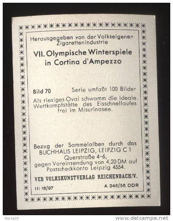 OLYMPISCHE WINTERSPIELE IN CORTINA D´AMPEZZO 1956. (70) SPIELFIGUREN - Otros & Sin Clasificación