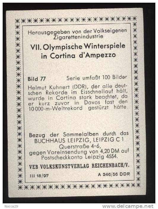 OLYMPISCHE WINTERSPIELE IN CORTINA D´AMPEZZO 1956. (77) SPIELFIGUREN - Other & Unclassified