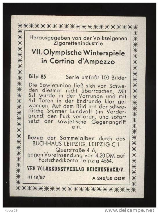 OLYMPISCHE WINTERSPIELE IN CORTINA D´AMPEZZO 1956. (85). SPIELFIGUREN - Autres & Non Classés