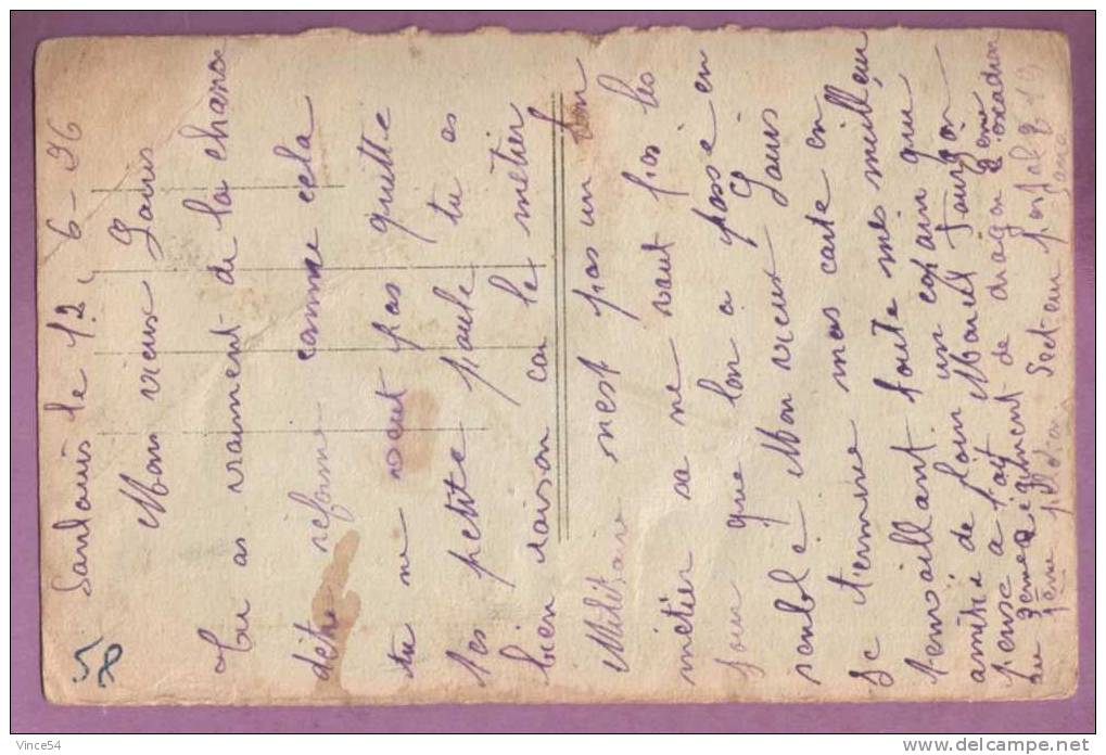 SARRELOUIS - L'Hôpital Et La Sarre. Saargebiet. Circulé 1926. 2 Scans - Kreis Saarlouis