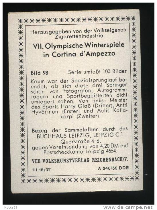 OLYMPISCHE WINTERSPIELE IN CORTINA D´AMPEZZO 1956. (98) SPIELFIGUREN - Sonstige & Ohne Zuordnung