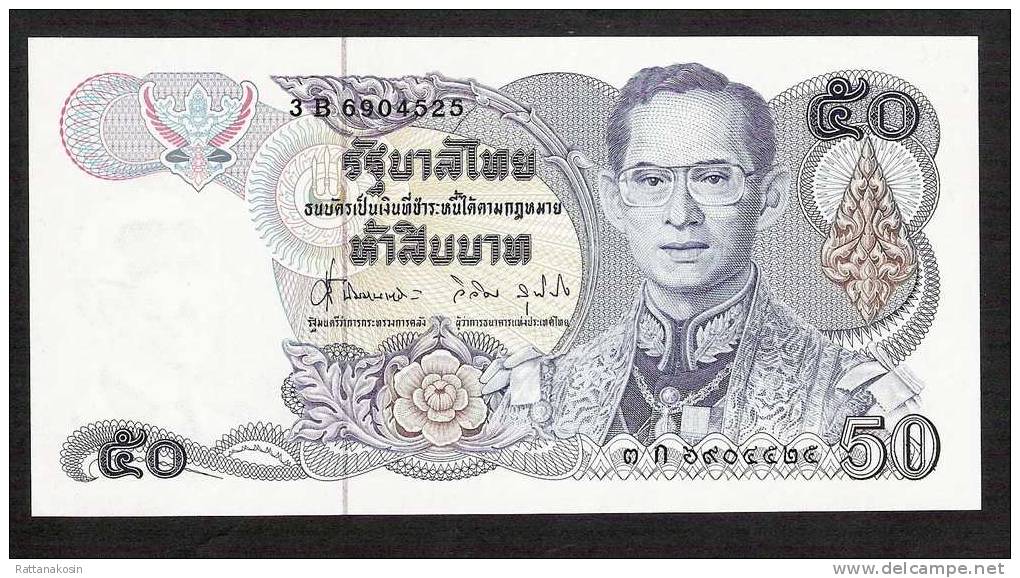 THAILAND  P90b  50  BAHT  (1985) Signature 62    UNC. - Thailand