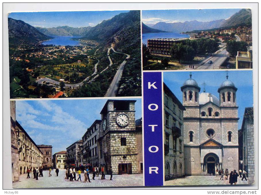 YU---MONTENEGRO---KOTOR--     Vues  Diverses ,cpm N°0712 Snimio B.Jelkic - Montenegro