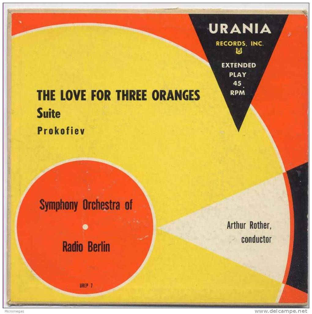 45T Prokofiev : L'Amour Des Trois Oranges, Suite - Classique