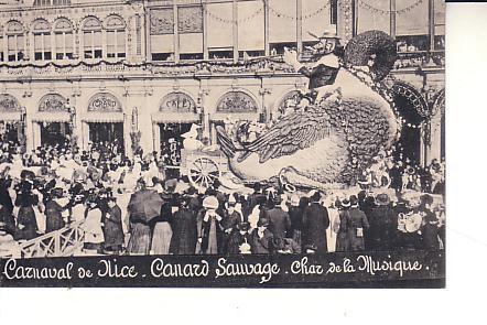 Carnaval De Nice ; Canard Sauvage, Char De La Musique - Karneval - Fasching