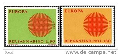 SAN MARINO - SAINT MARIN - 1970 - EUROPA - ** - 1970