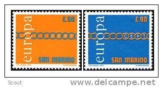 SAN MARINO - SAINT MARIN - 1971 - EUROPA - ** - 1971