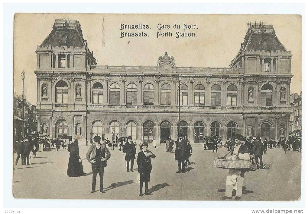 Bruxelles. Gare Du Nord. Brussels. North Station. - Chemins De Fer, Gares