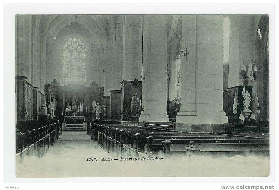 ABLIS - Intérieur De L'Eglise - Ablis