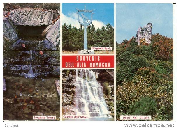 Souvenir Dell' Alta Romagna (Forlì - Cesena): Cascata Dell' Alfero, Dente Del Diavolo, Sorgenti Savio - Tevere. - Cesena