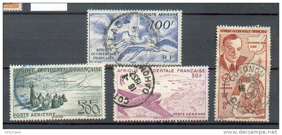 AOF 225 - YT PA 11 à 14 Obli - Used Stamps