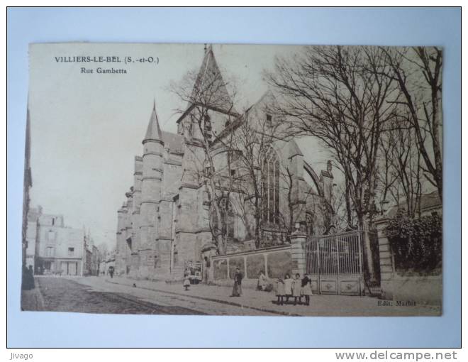 VILLIERS-le-BEL  :  Rue Gambetta  -  Petite Animation - Villiers Le Bel