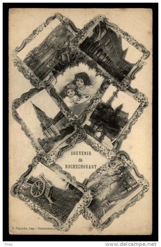 87 Rochechouart Multi Vue Souvenir De D87D K87126K C87126C RH075757 - Rochechouart