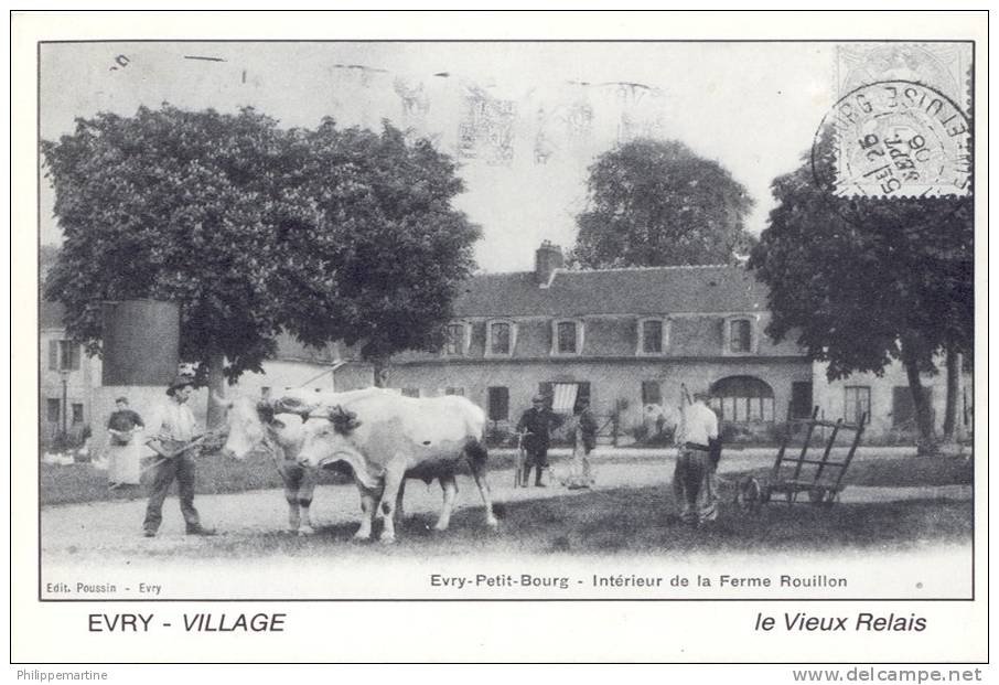 91 - Evry Village : Le Vieux Relais (REPRODUCTION) - Evry