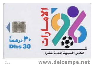 # UAE 27 XI Th Asian Football Cup 30 Sc7 01.96  Tres Bon Etat - Ver. Arab. Emirate