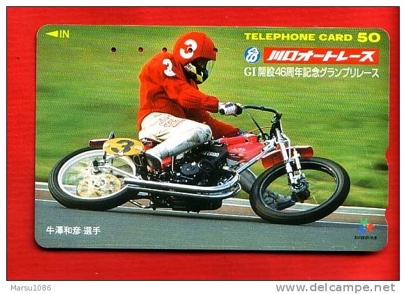 Japan Japon Japanese Telefonkarte Phonecard - Motorbike  Motorrad  Motorcycle - Moto