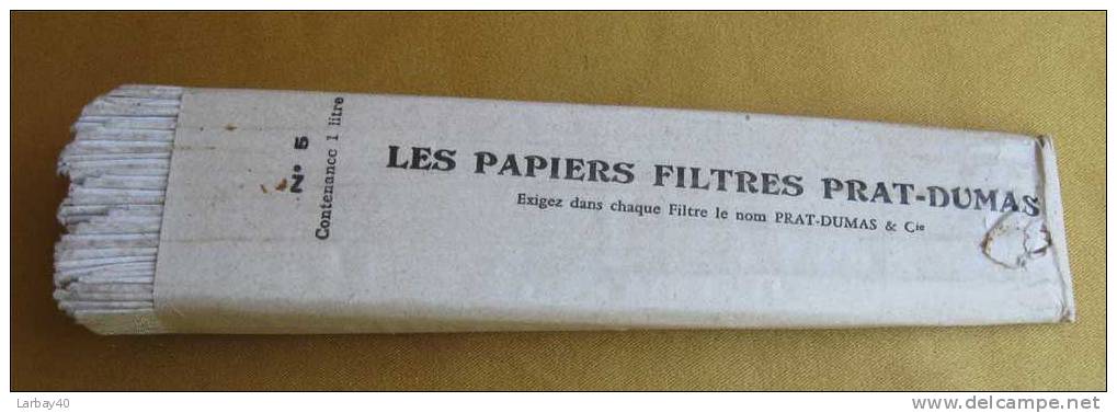 Papiers Filtres Prat Dumas - Altri & Non Classificati