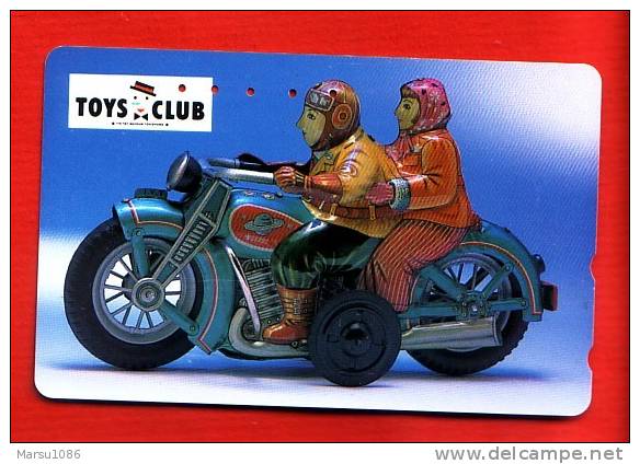 Japan Japon Japanese Telefonkarte Phonecard - Motorbike  Motorrad  Motorcycle  Toys Club - Moto