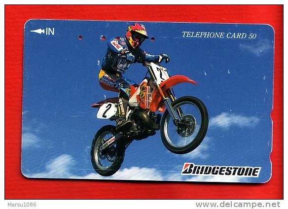 Japan Japon Japanese Telefonkarte Phonecard - Motorbike  Motorrad  Motorcycle - Motorfietsen