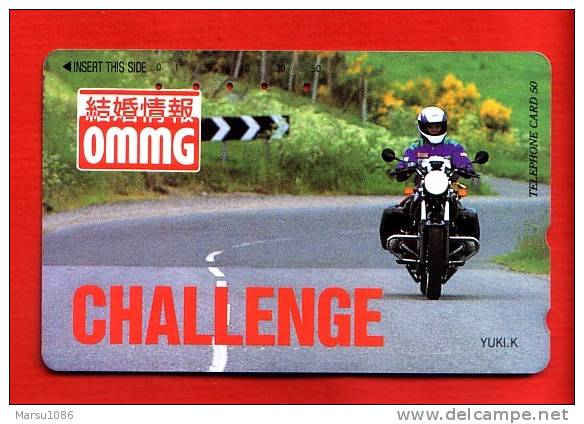 Japan Japon Japanese Telefonkarte Phonecard - Motorbike  Motorrad  Motorcycle - Motos