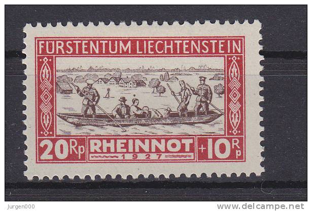 Nr 80 I *, Plattenfehler 'brauner Fleck Uber Kopf', Michel = 100 Euro (XX08961) - Variétés