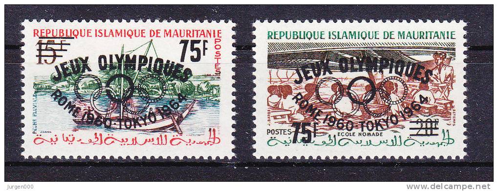 Mauretanië, I-II Type II **, Michel = 28 Euro (XX9637) - Summer 1964: Tokyo