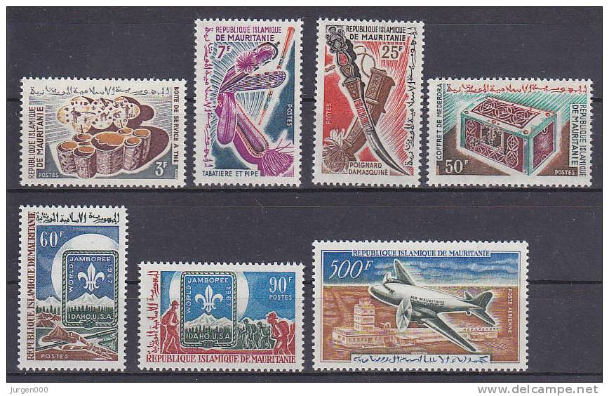 Nr 201, 257/260, 313/314 **, Michel = 20 Euro (XX9642) - Mauritanie (1960-...)