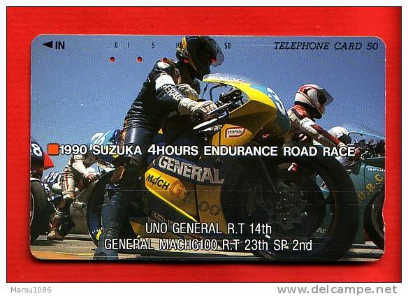 Japan Japon Japanese Telefonkarte Phonecard - Motorbike  Motorrad  Motorcycle - Moto