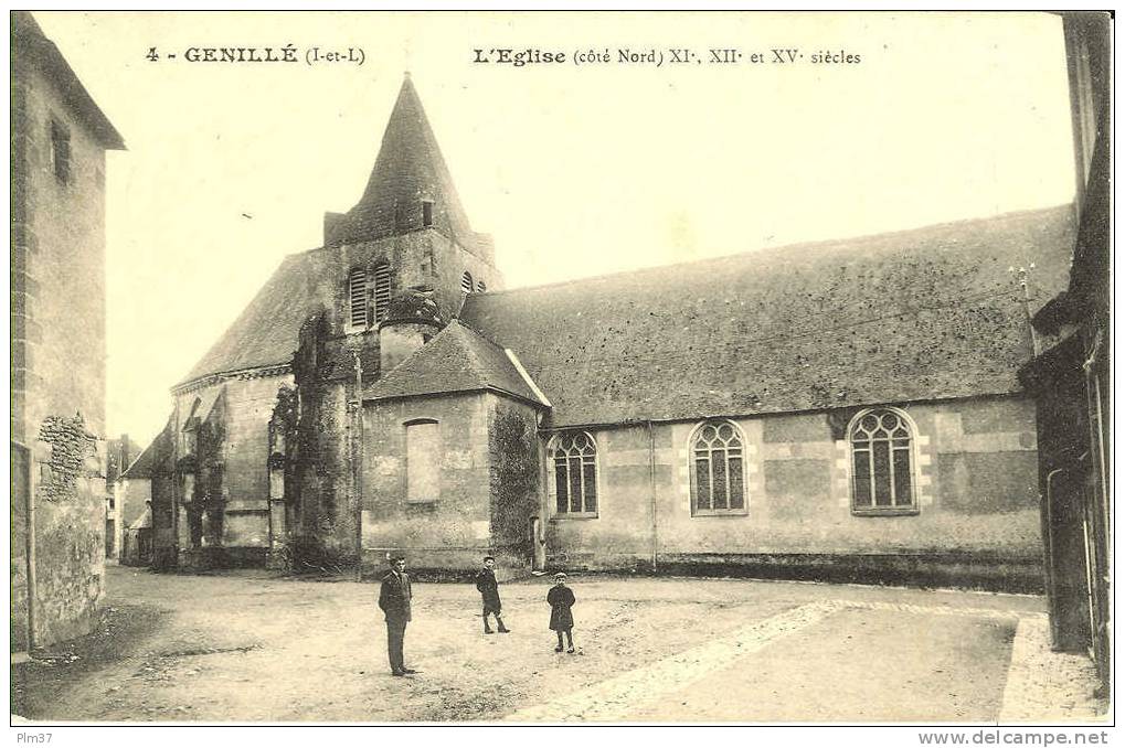 GENILLE - L'Eglise - Circulé - Genillé