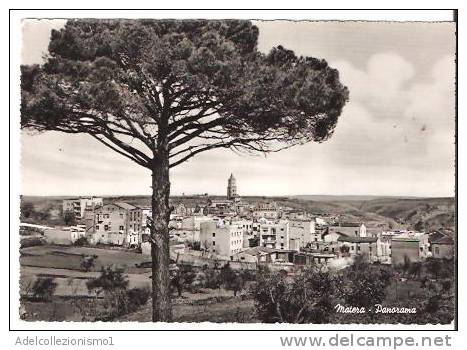 30654)cartolina Illustratoria Matera -   Panorama - Matera