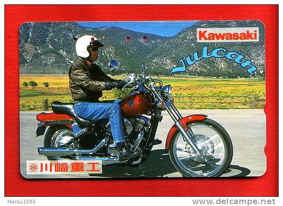 Japan Japon Japanese Telefonkarte Phonecard - Motorbike  Motorrad  Motorcycle - Motos