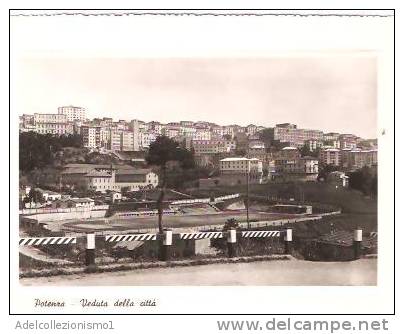 30655)cartolina Illustratoria Potenza -   Panorama Della Città - Potenza