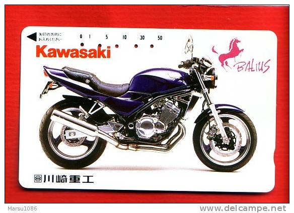 Japan Japon Japanese Telefonkarte Phonecard - Motorbike  Motorrad  Motorcycle - Moto