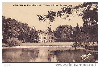 Cpa  16  Charente Jarnac   Chateau  De Cresse - Jarnac