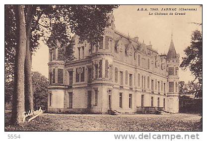 Cpa  16  Charente  Jarnac  Chateau  De Cresse - Jarnac