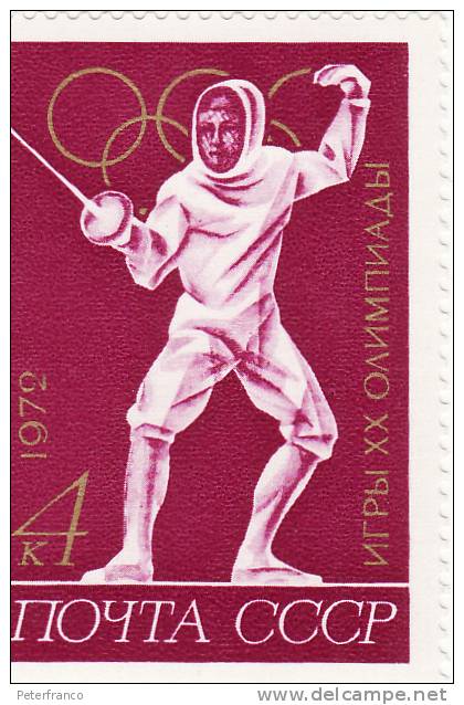 1972 Russia - Olimpiadi Di Monaco - Fencing