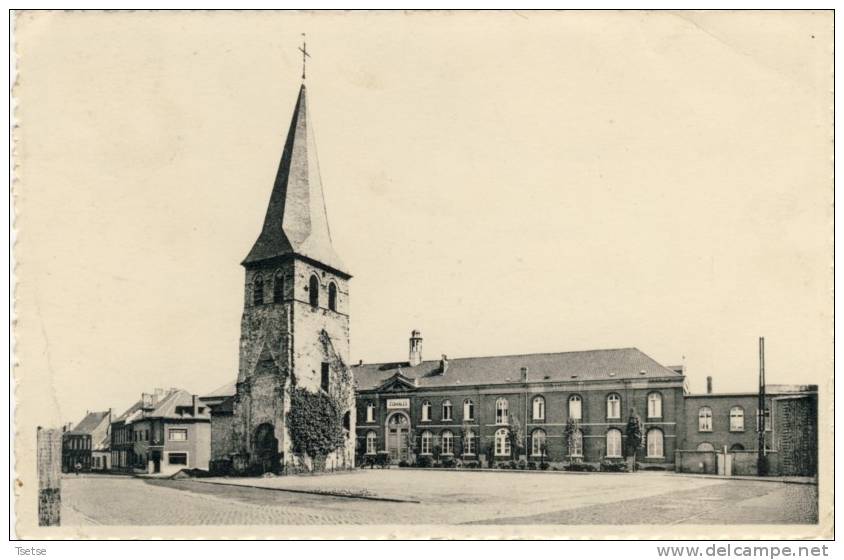 Dottignies - Le Vieux Clocher Et Couvent St-Charles -1957 - Moeskroen