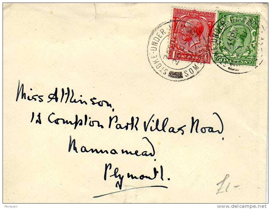 Carta 1931 Stoke Under Ham. SOMERSET (Inglaterra) - Briefe U. Dokumente