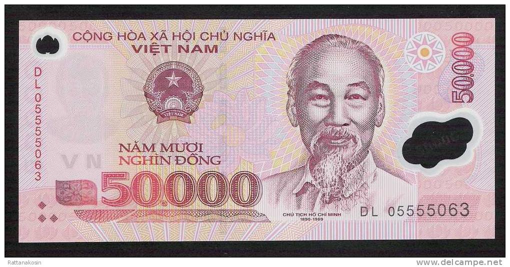 VIETNAM  P121  50.000  DONG   2005  UNC. - Vietnam