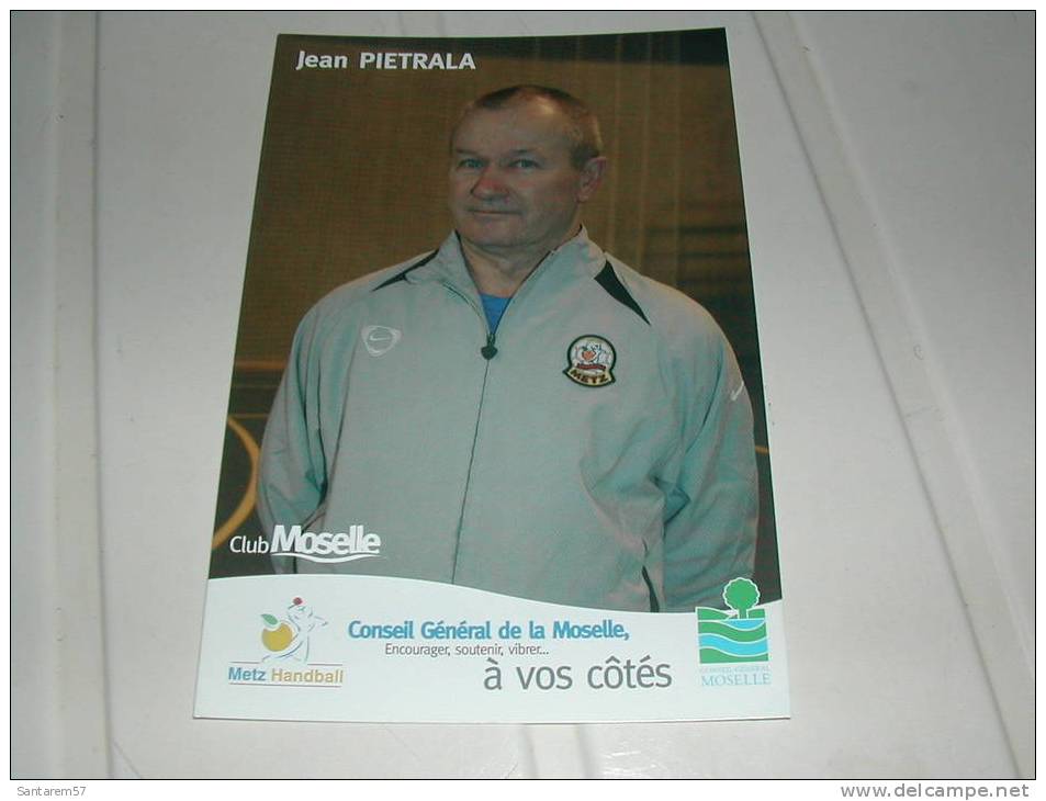 Carte Postale Postcard Championnes De France Saison 2007 2008 Champion Season METZ HANDBALL Jean Pietrala FRANCE - Handball