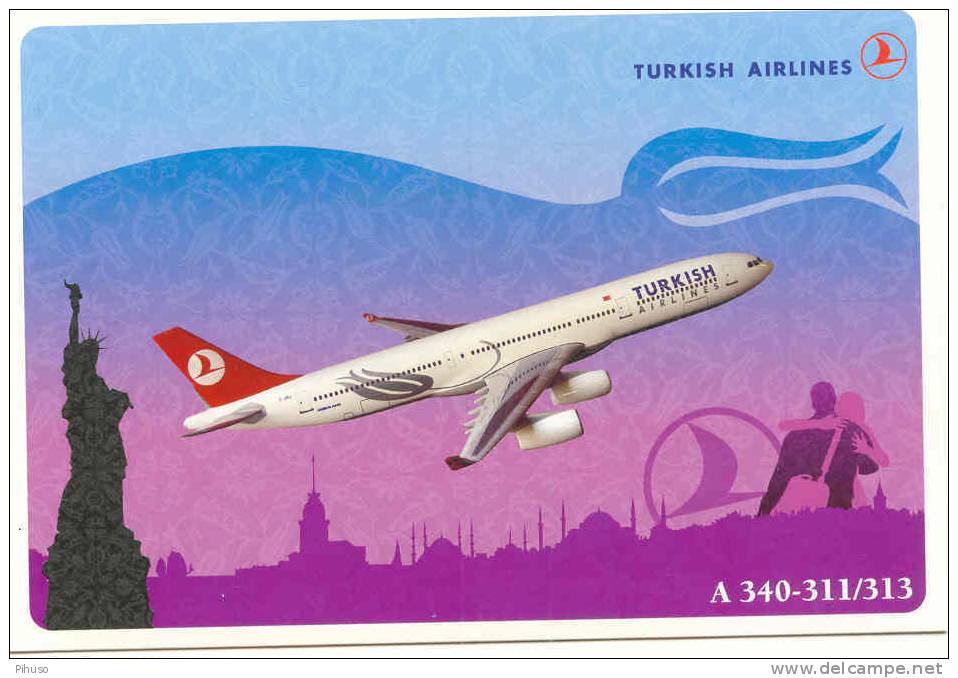 TURKISH AIRLINES : A 340/311/313 - 1946-....: Moderne