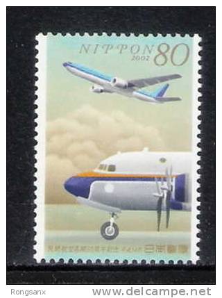 2002  JAPAN Civil Aviation 1v - Ungebraucht