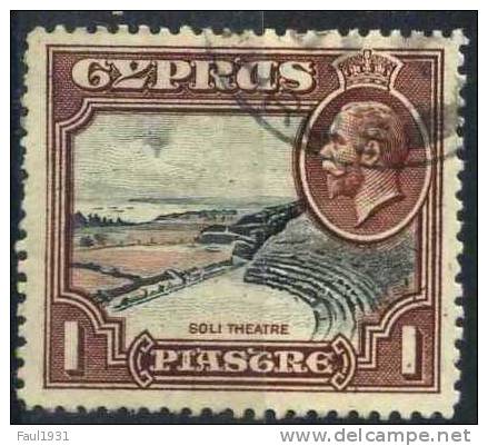 PIA - CIPRO - 1928 : Ruines Du Théatre De Soli - (Yv 119) - Cyprus (...-1960)