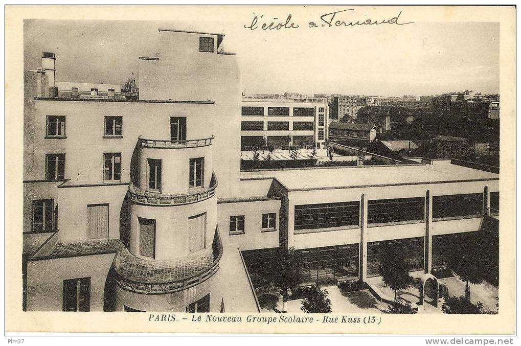 PARIS XIIIe- Le Nouveau Groupe Scolaire, Rue Kuss - Distrito: 13