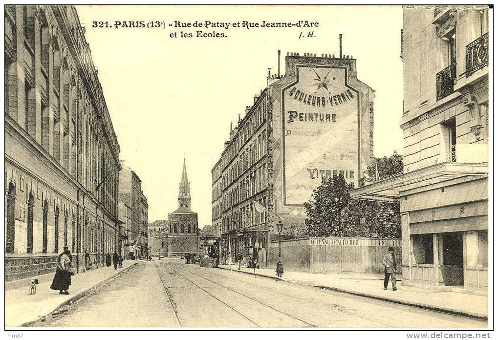 PARIS XIIIe- Rue De Patay Et Rue Jeanne D'Arc, Les Ecoles - District 13